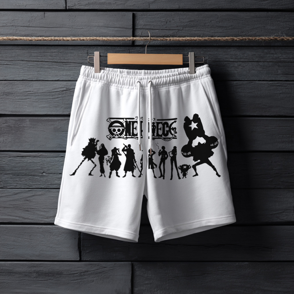 Stylish Graphic Print Shorts For Men-AnimeClothe