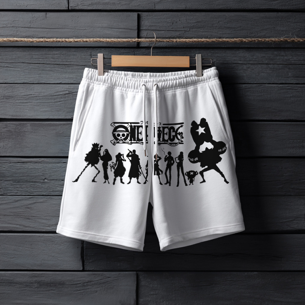 Stylish Graphic Print Shorts For Men-AnimeClothe