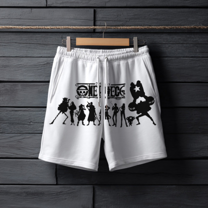 Stylish Graphic Print Shorts For Men-AnimeClothe