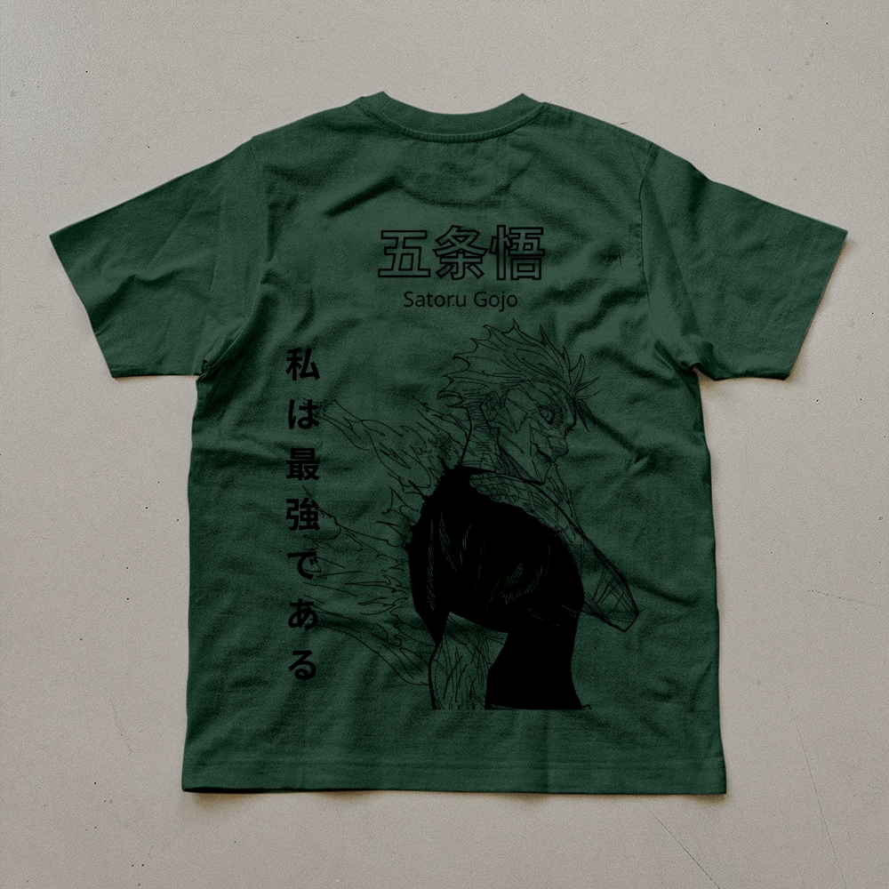 Unisex Oversized Anime Print T-Shirt-AnimeClothe