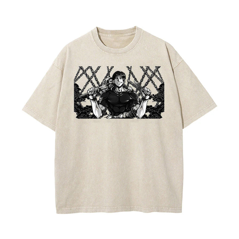 Unisex Casual Anime TENITOL Printed T-Shirt-AnimeClothe