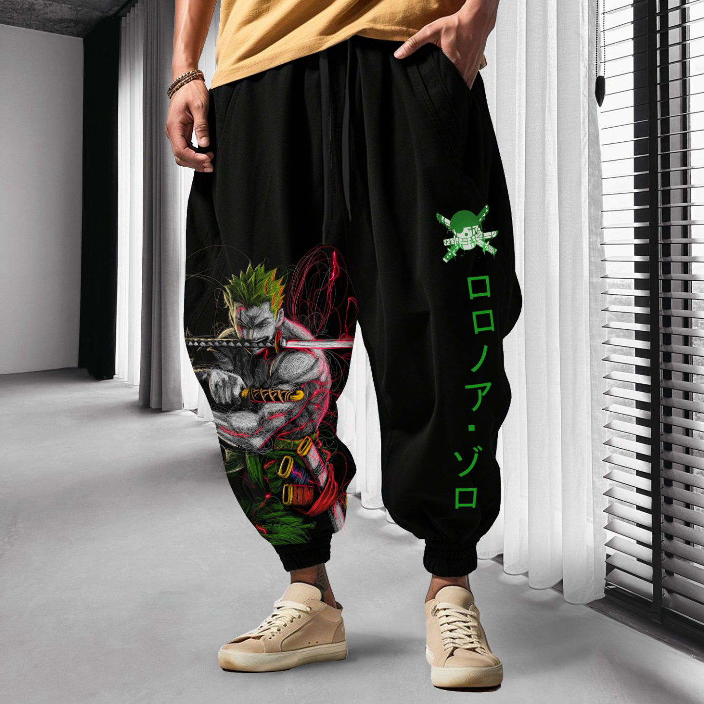 Universal Anime Letter Casual Pants