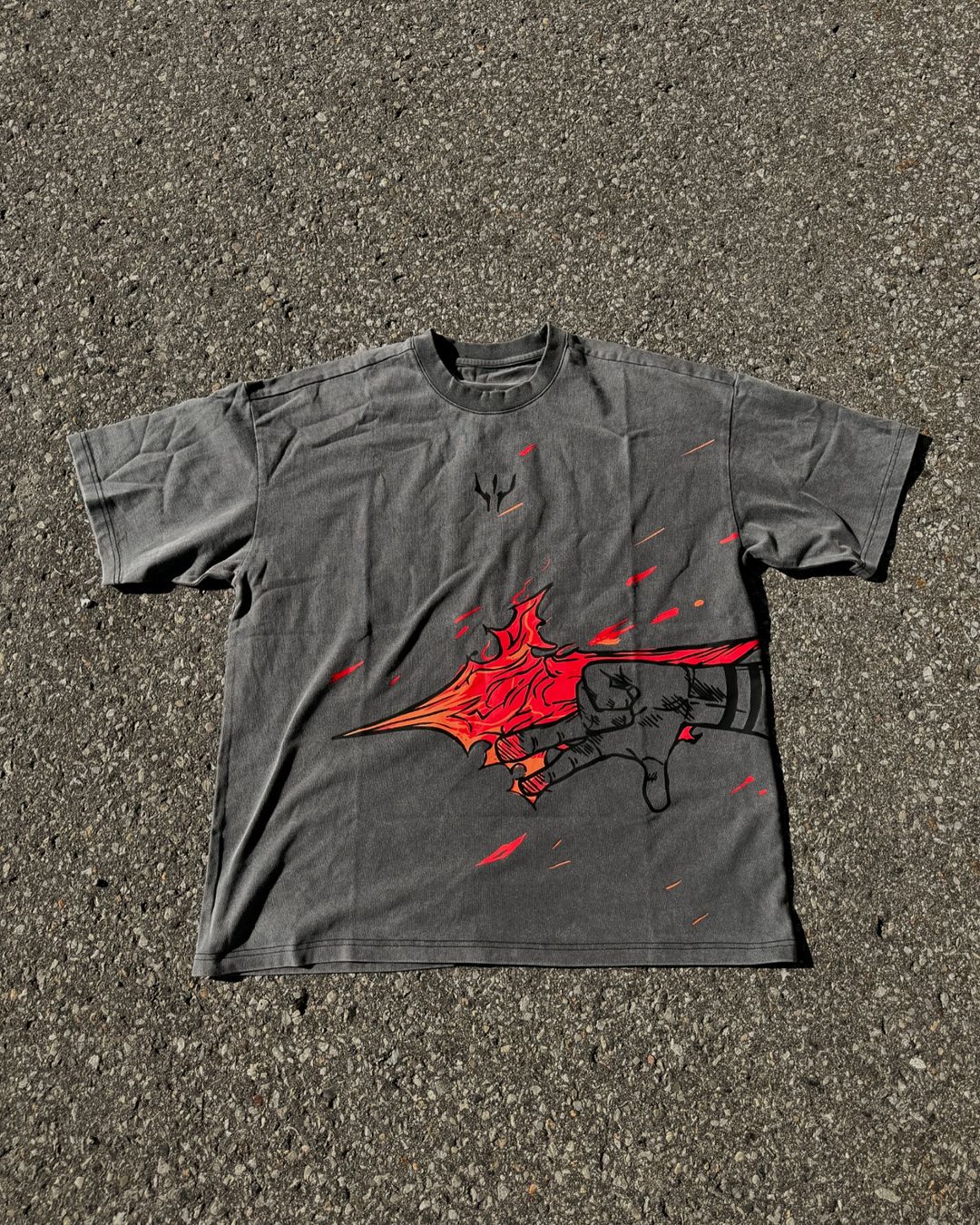 VINTAGE TEE丨Sukuna Fire Arrow Tee-JJK-AnimeClothe