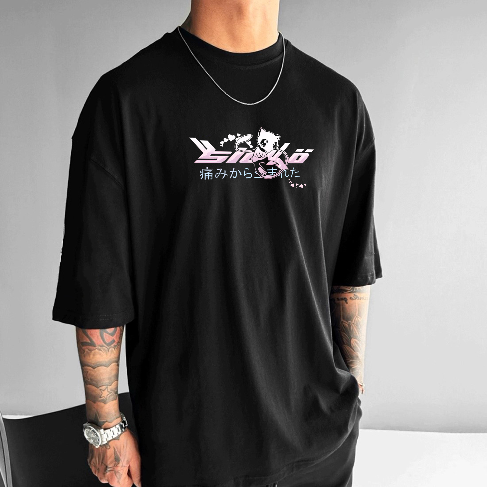 Unisex Anime Inspired Vintage T-Shirt-AnimeClothe