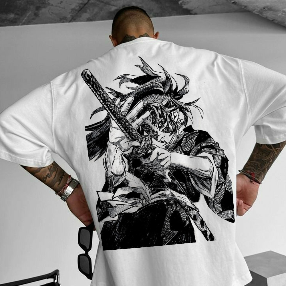 Unisex Anime Inspired Vintage T-Shirt