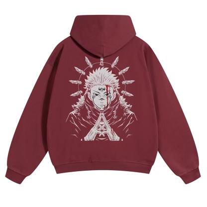 Unisex Casual Anime Print Hoodie-AnimeClothe