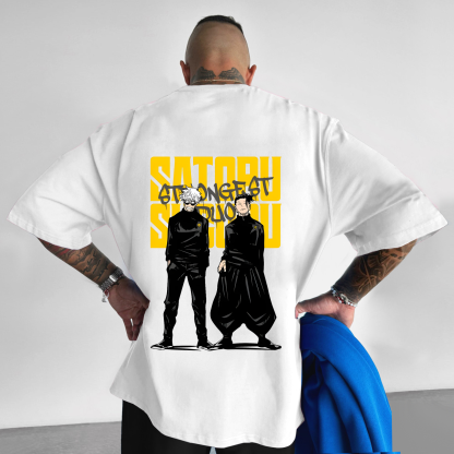 Casual Loose Anime Character Buddy T-Shirt-AnimeClothe