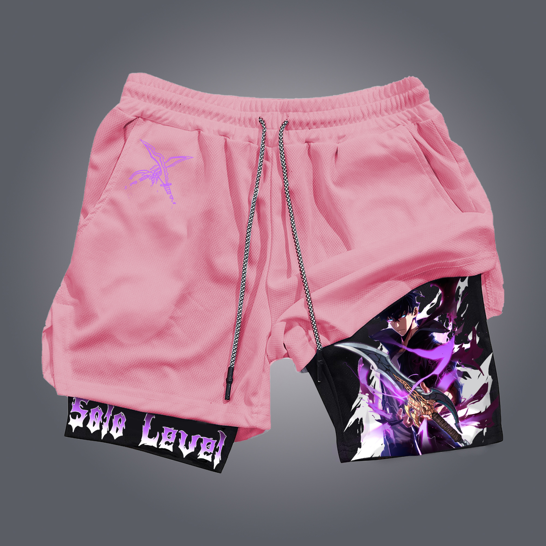 Unisex “Solo Leveling” Casual Anime Streetwear Shorts