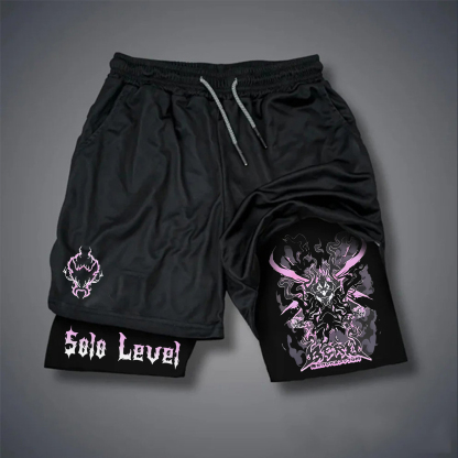 Unisex Casual Anime Streetwear Shorts-AnimeClothe