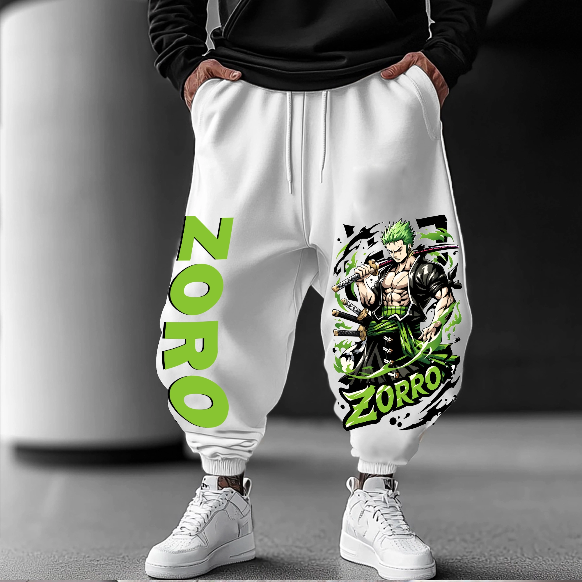 Unisex Casual Anime Streetwear Pants 