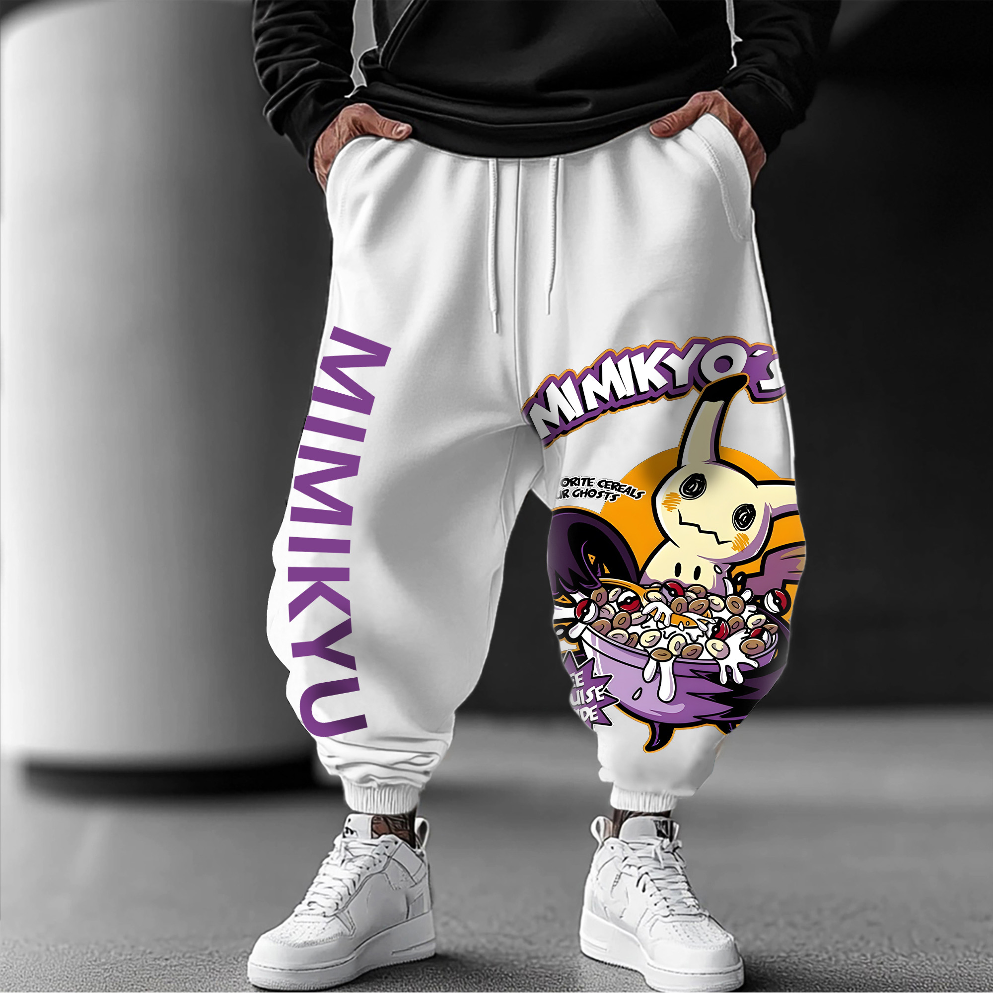 Unisex Casual Anime Streetwear Pants