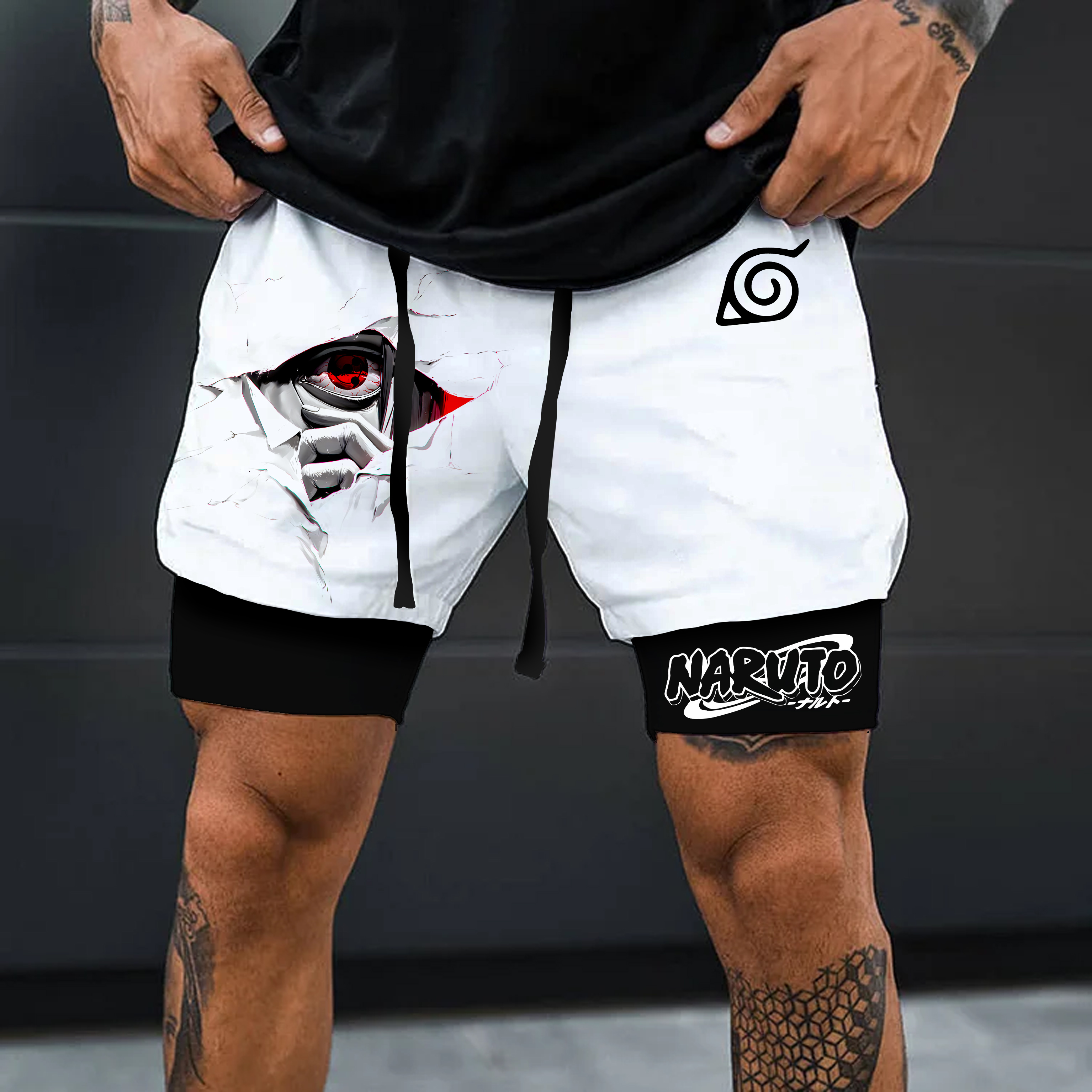 Unisex  Casual Anime Streetwear Shorts-AnimeClothe