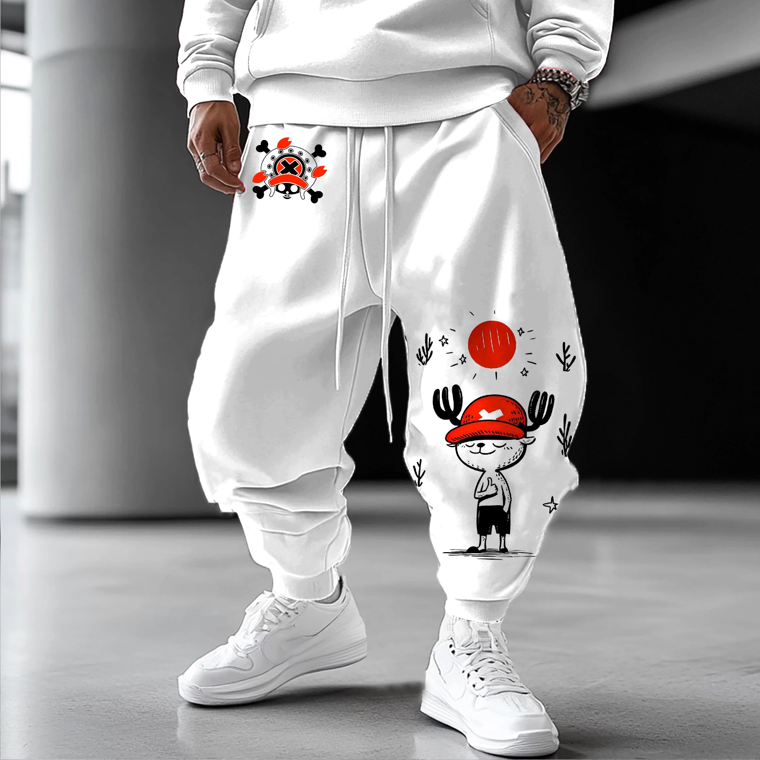 Unisex Casual Anime Streetwear Pants丨One Piece-AnimeClothe