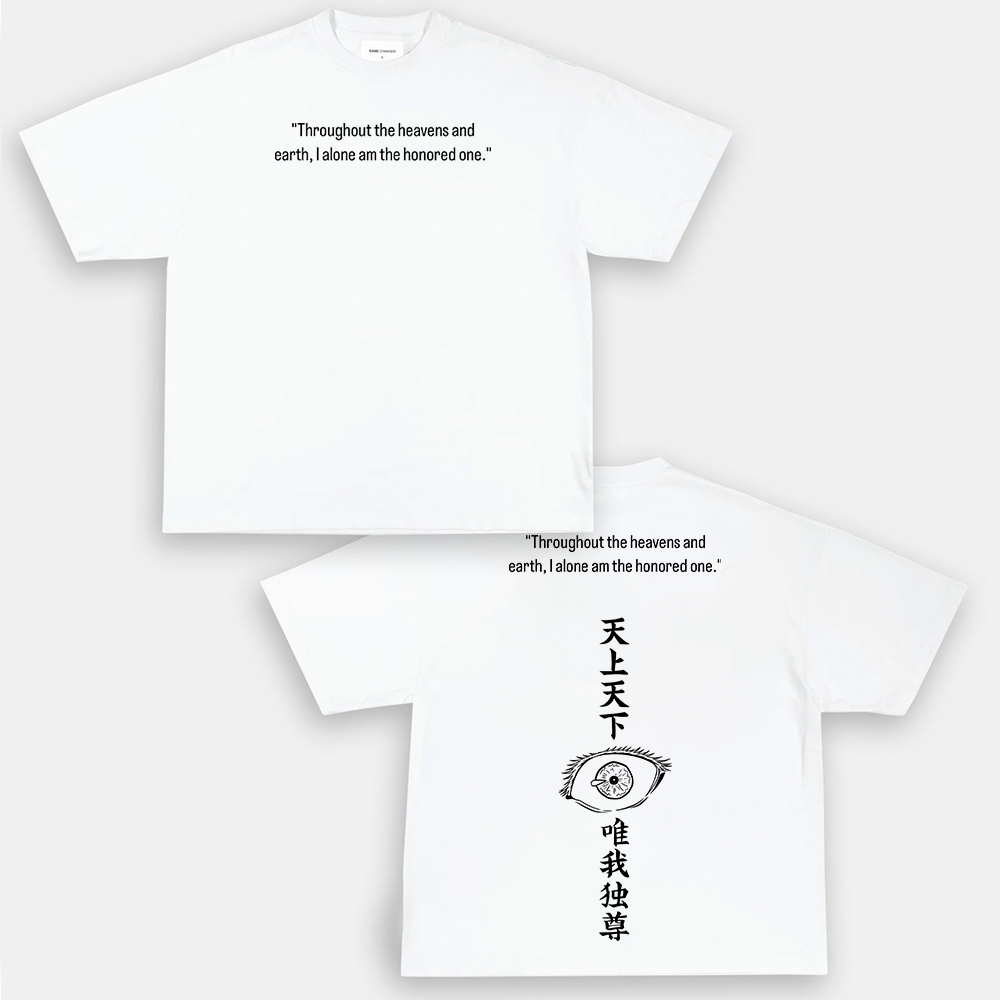 Oversized Unisex Anime  Print T-Shirt-AnimeClothe