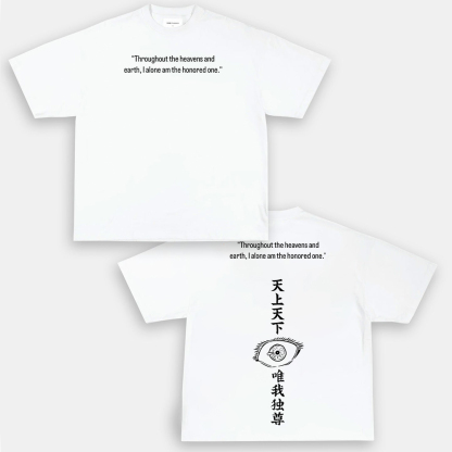 Oversized Unisex Anime  Print T-Shirt-AnimeClothe