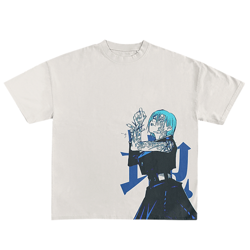 VINTAGE TEE丨JJK Tee (Heavyweight)-AnimeClothe