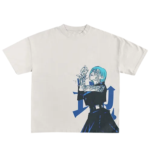 VINTAGE TEE丨JJK Tee (Heavyweight)-AnimeClothe
