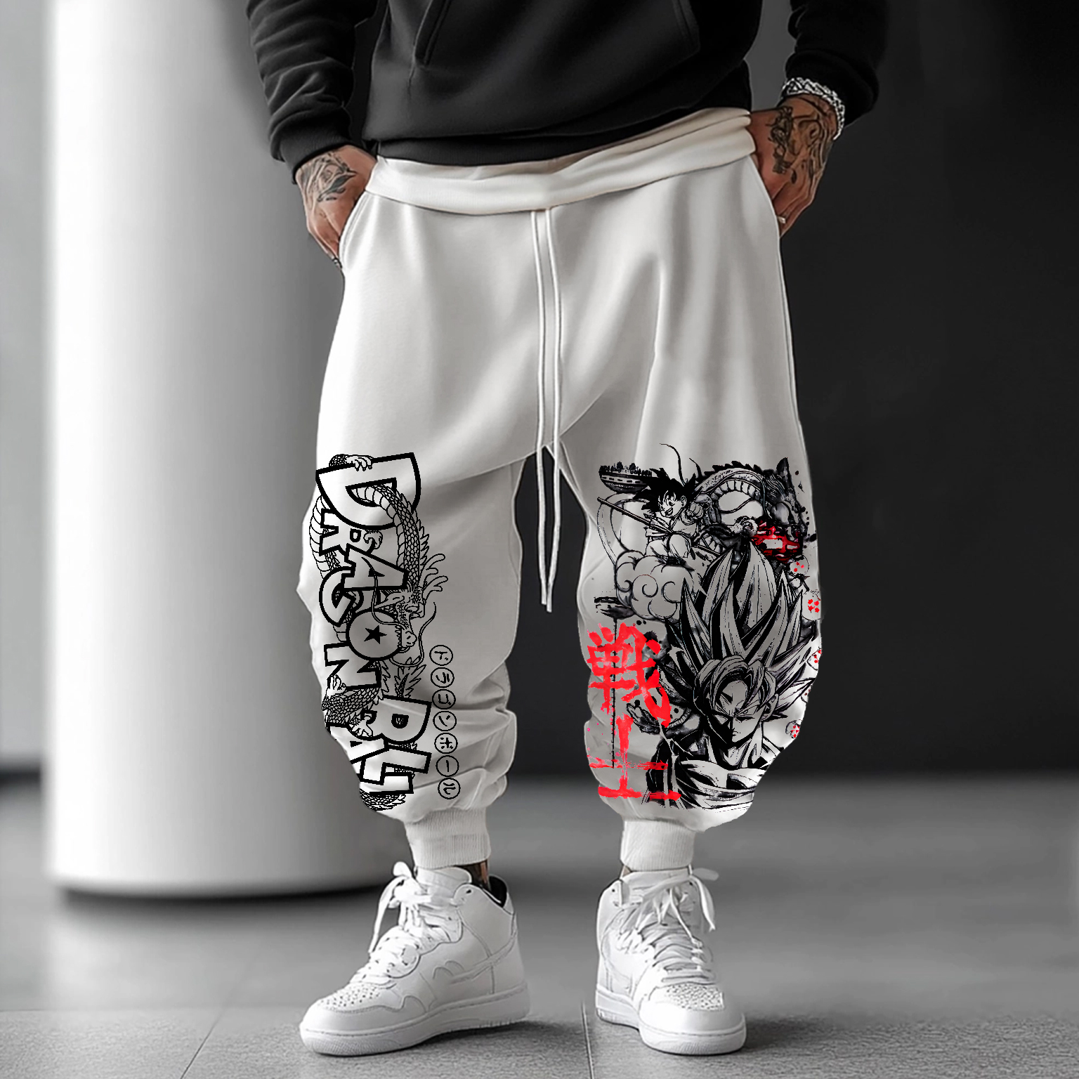 Unisex Casual Anime Streetwear Pants-AnimeClothe