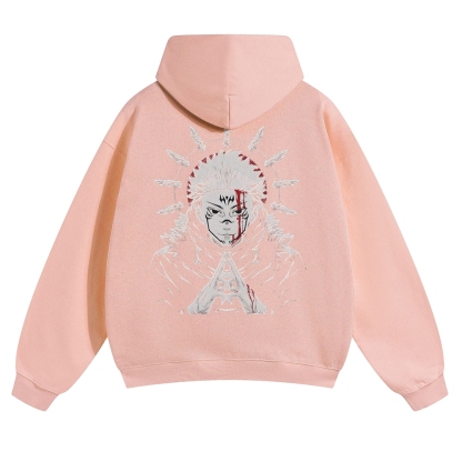 Unisex Casual Anime Print Hoodie-AnimeClothe