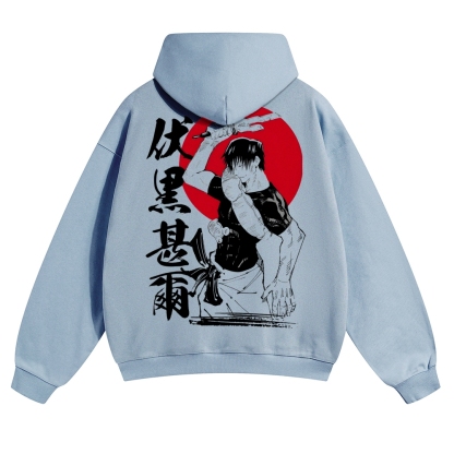 Unisex Casual Anime Print Hoodie-AnimeClothe