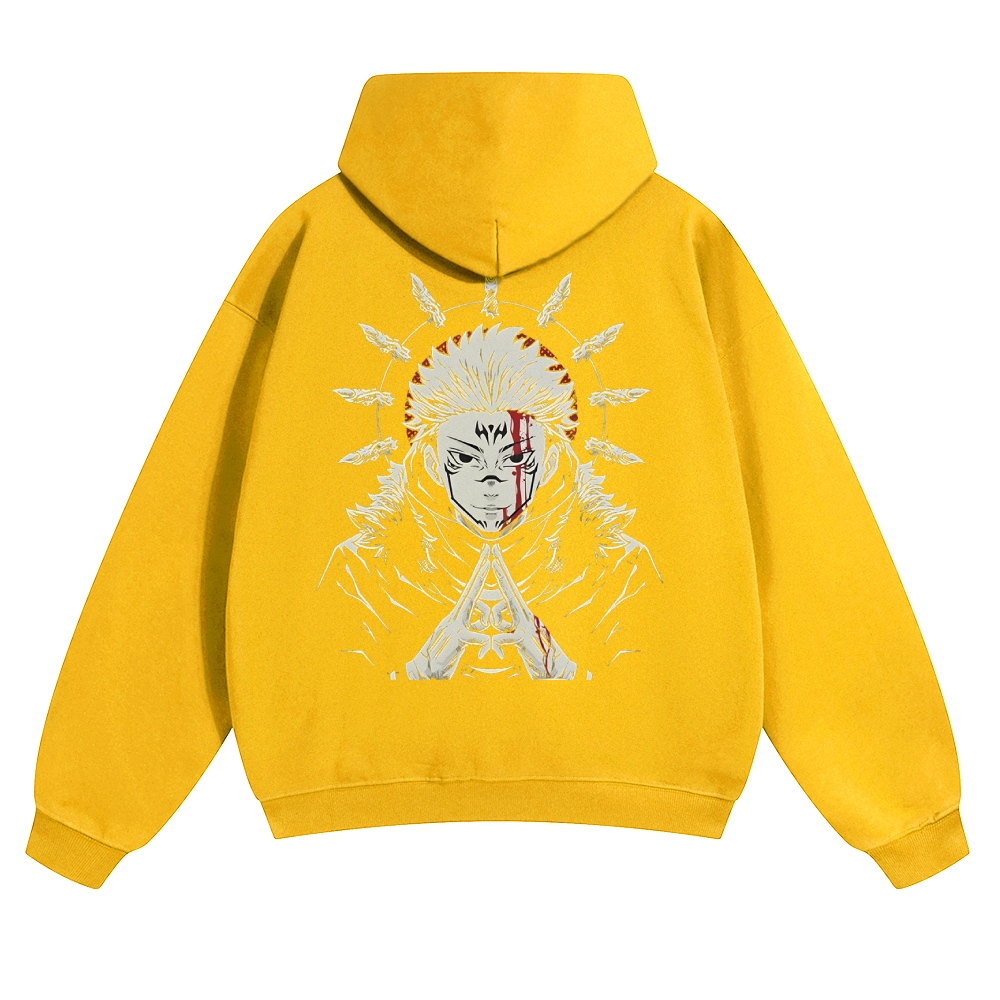 Unisex Casual Anime Print Hoodie-AnimeClothe