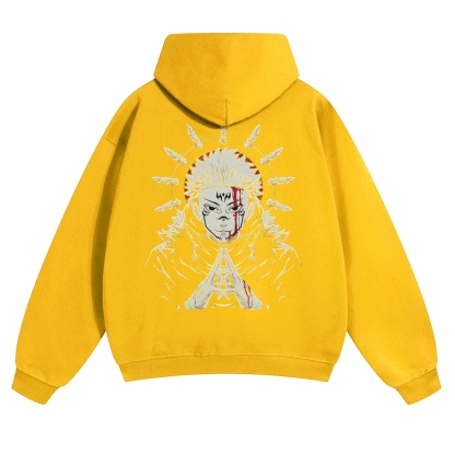 Unisex Casual Anime Print Hoodie-AnimeClothe