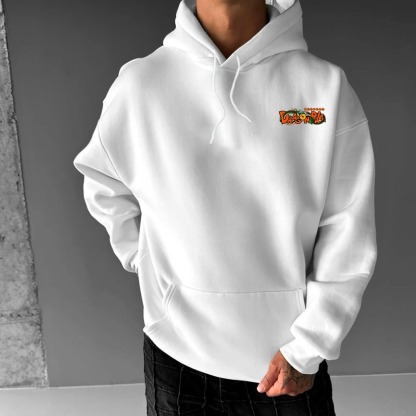 Oversized Unisex Anime Print Hoodie-AnimeClothe