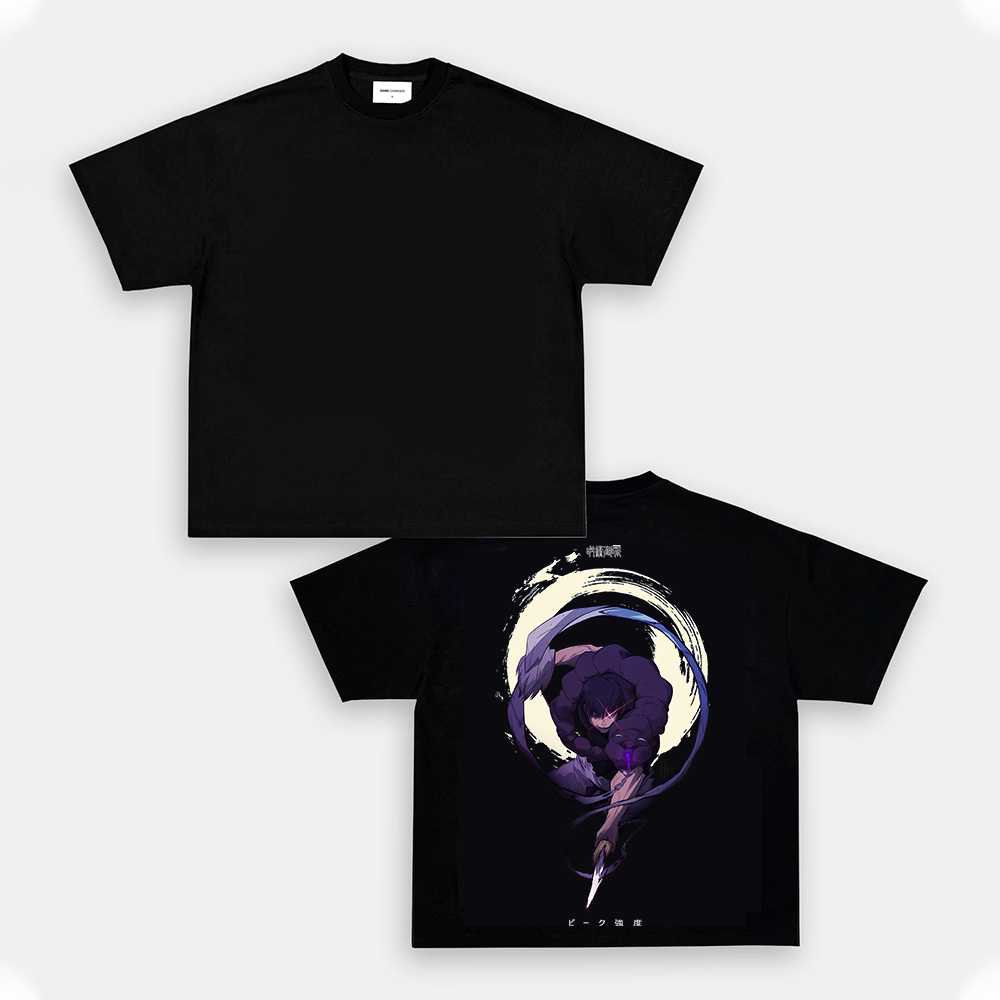 Oversized Unisex Anime Jujutsu Kaisen Print T-Shirt-AnimeClothe