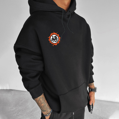 Unisex Anime Graphic Streetwear Vintage Hoodie