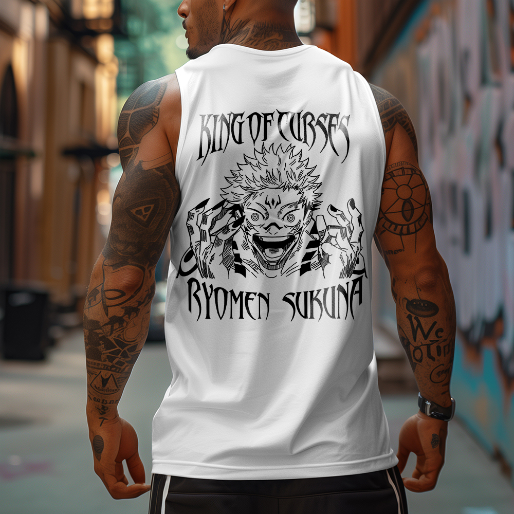 Casual Spells Fight Back Fitness Tank Top-AnimeClothe