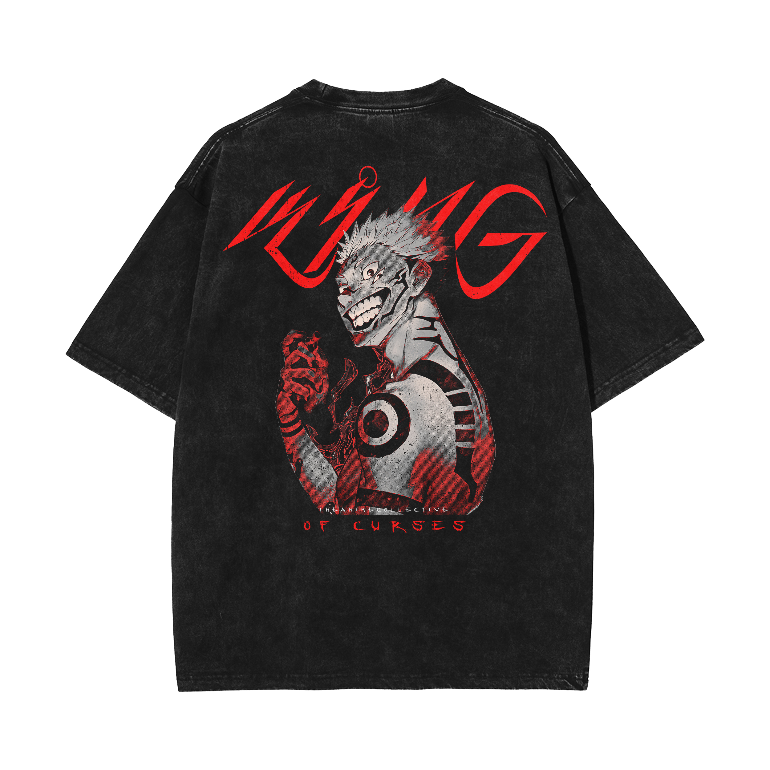 Sukuna Vintage T-Shirt | Jujutsu Kaisen-AnimeClothe