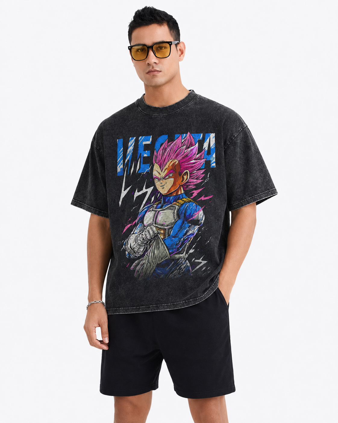 Dragon Ball Vegeta Washed T-Shirt