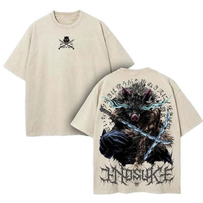 Unisex Anime Inspired Vintage T-Shirt