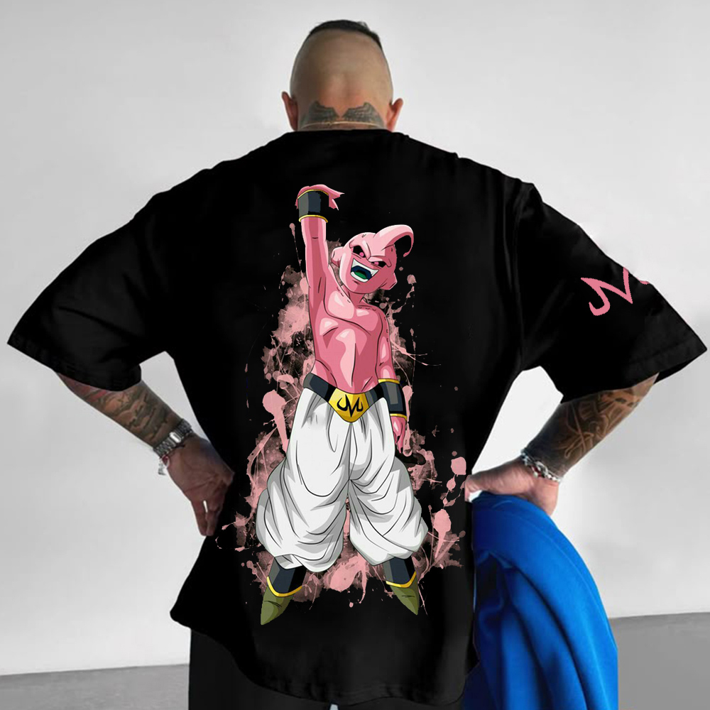 Unisex Anime Graphic Streetwear Vintage T-shirt-AnimeClothe