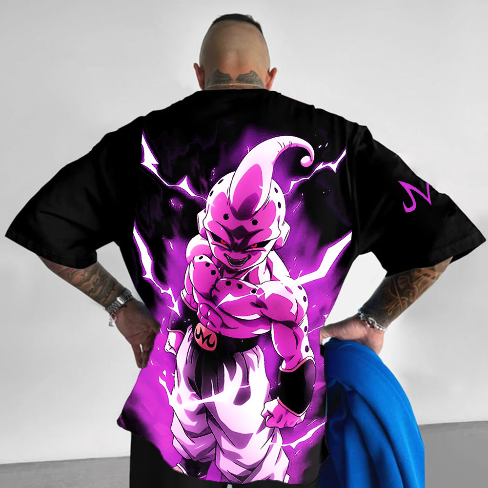 Unisex Anime Graphic Streetwear Vintage T-shirt-AnimeClothe