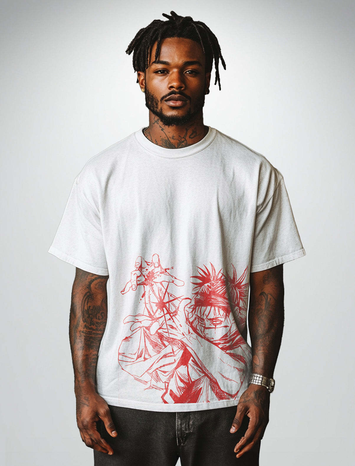 Piercing Blood 2-Sided Vintage Tee-AnimeClothe