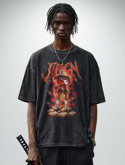 Unisex Anime Graphic Streetwear Vintage T-shirt-AnimeClothe