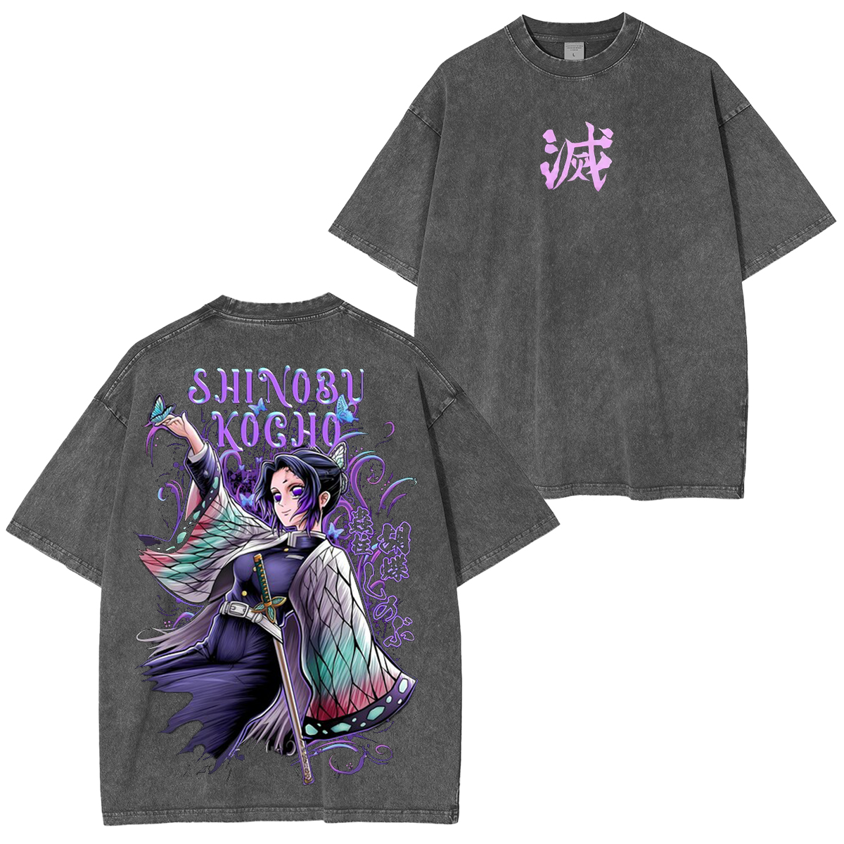 Unisex Anime Inspired Vintage T-Shirt