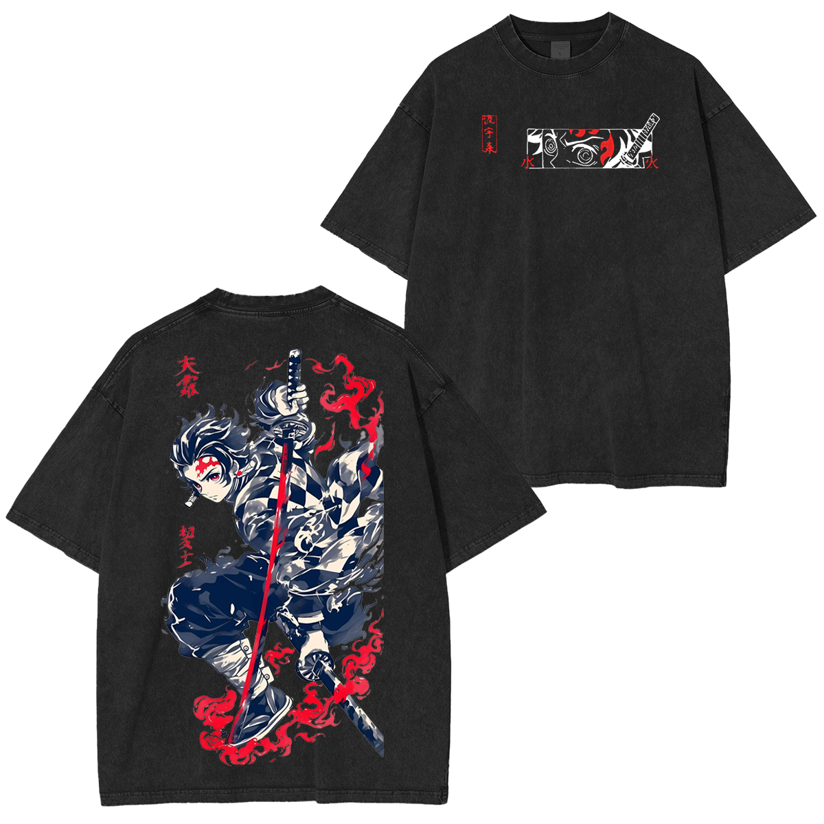 Unisex Anime Inspired Vintage T-Shirt