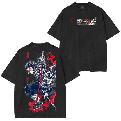Unisex Anime Inspired Vintage T-Shirt
