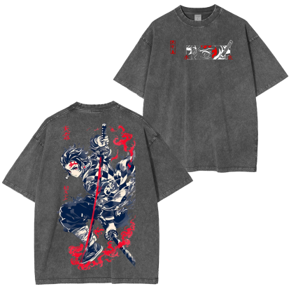 Unisex Anime Inspired Vintage T-Shirt