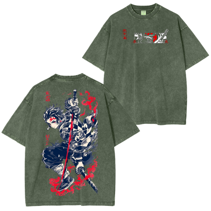 Unisex Anime Inspired Vintage T-Shirt