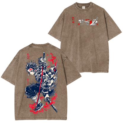 Unisex Anime Inspired Vintage T-Shirt