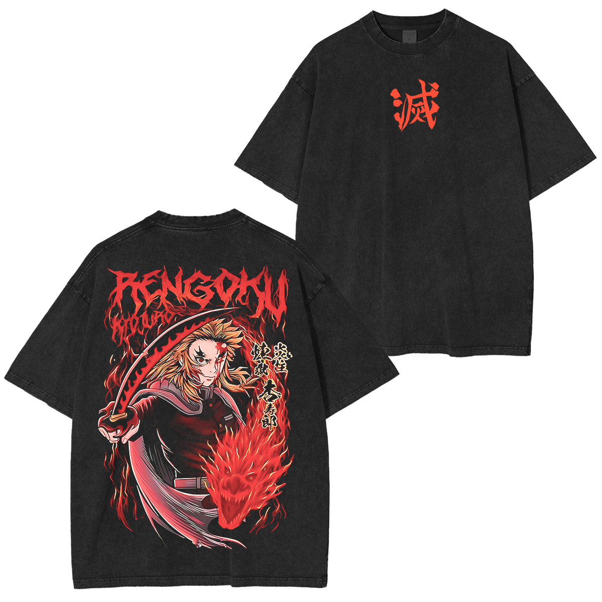 Unisex Anime Inspired Vintage T-Shirt