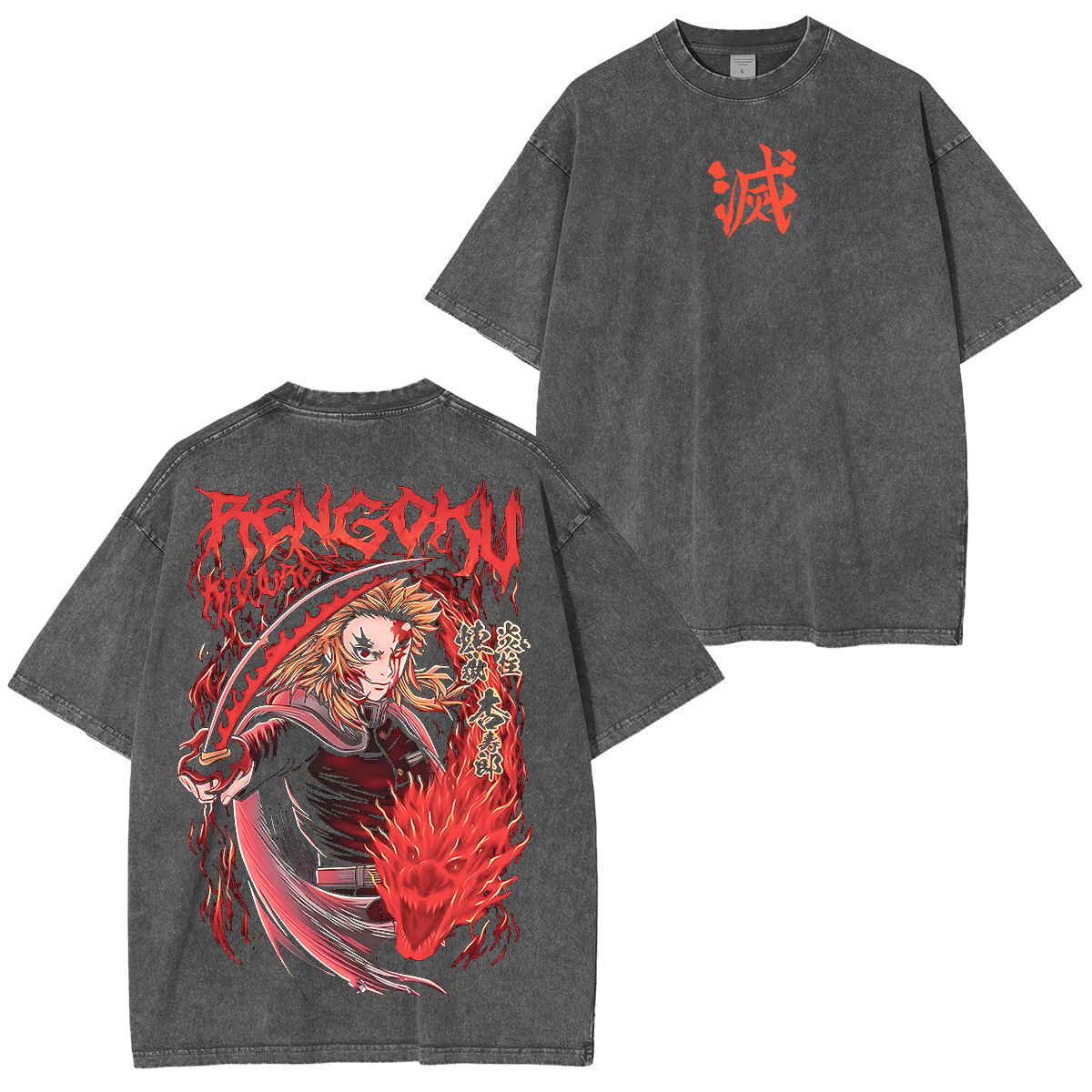 Unisex Anime Inspired Vintage T-Shirt