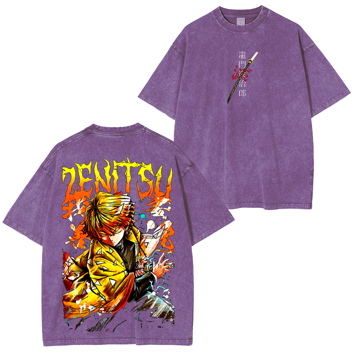 Unisex Anime Inspired Vintage T-Shirt