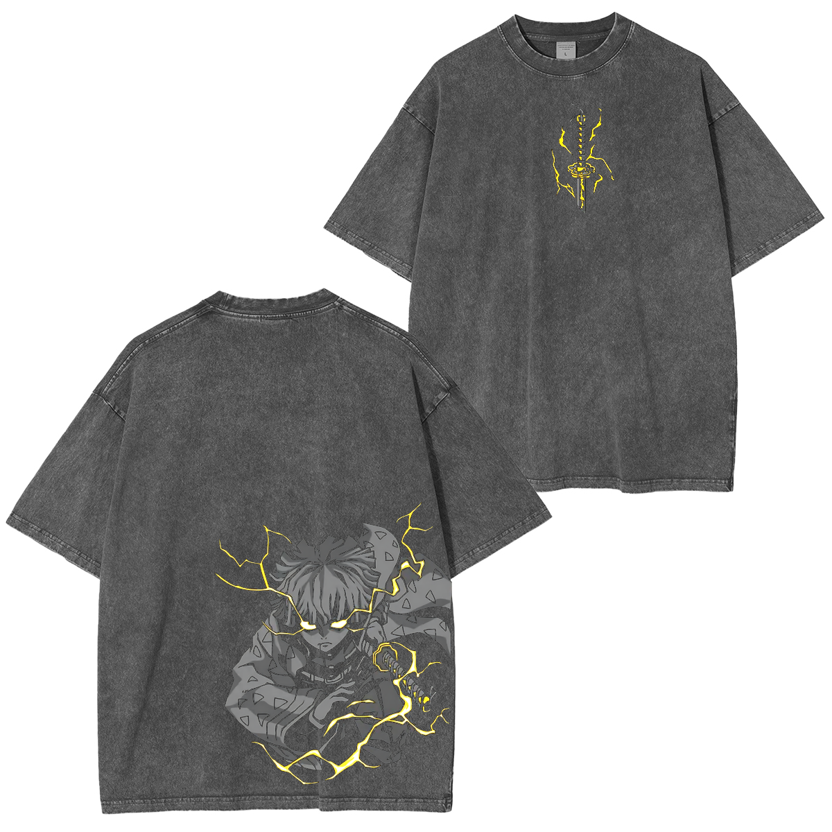 Unisex Anime Inspired Vintage T-Shirt
