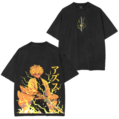 Unisex Anime Inspired Vintage T-Shirt