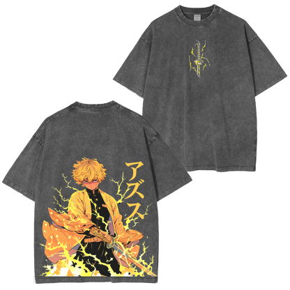 Unisex Anime Inspired Vintage T-Shirt