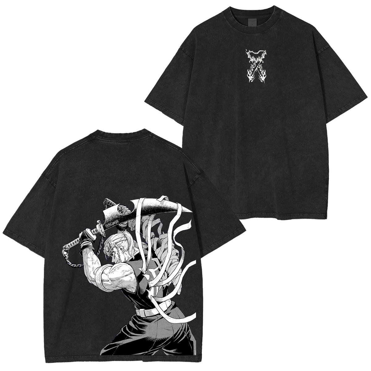 Unisex Anime Inspired Vintage T-Shirt
